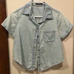 Brandy Melville light denim shirt